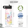 thumbnail image 5 of Lsque Sanrio Pattern 18oz Sports Insulated Kettle With Straw Insulated Water Bottle Insulated Tumbler For Men Womans Sports Insulated Kettle, 5 of 8