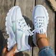 thumbnail image 2 of Women's Running Shoes for Women, Sneakers, Breathable Knitted Low Top Sports Shoes,40, 2 of 9