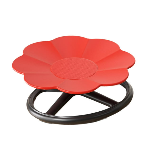Silla giratoria sensorial infantil. Silla oscilante. Mejora la reacción. Mejora el equilibrio. Rotación. Rojo