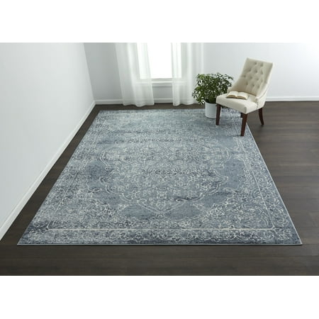 Iris 5 X 7 Area Rug In Blue