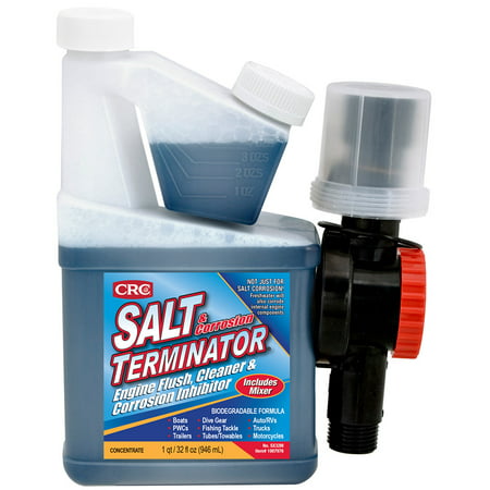 Marykate Salt Terminator Engine Flush, Cleaner and Corrision Inhibitor, 32 oz with (Best Engine Flush Additive)