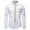 White, variant on Xzbqbs Men's Solid Long Sleeve Dress Shirt with Matching Tie Classic Button Down Formal Business Shirts Wrinkle-Free Golf Shirts
