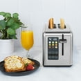 thumbnail image 3 of Kalorik Grille-Pain Rapide 2 Tranches avec Écran LCD, Acier Inoxydable, 3 of 8