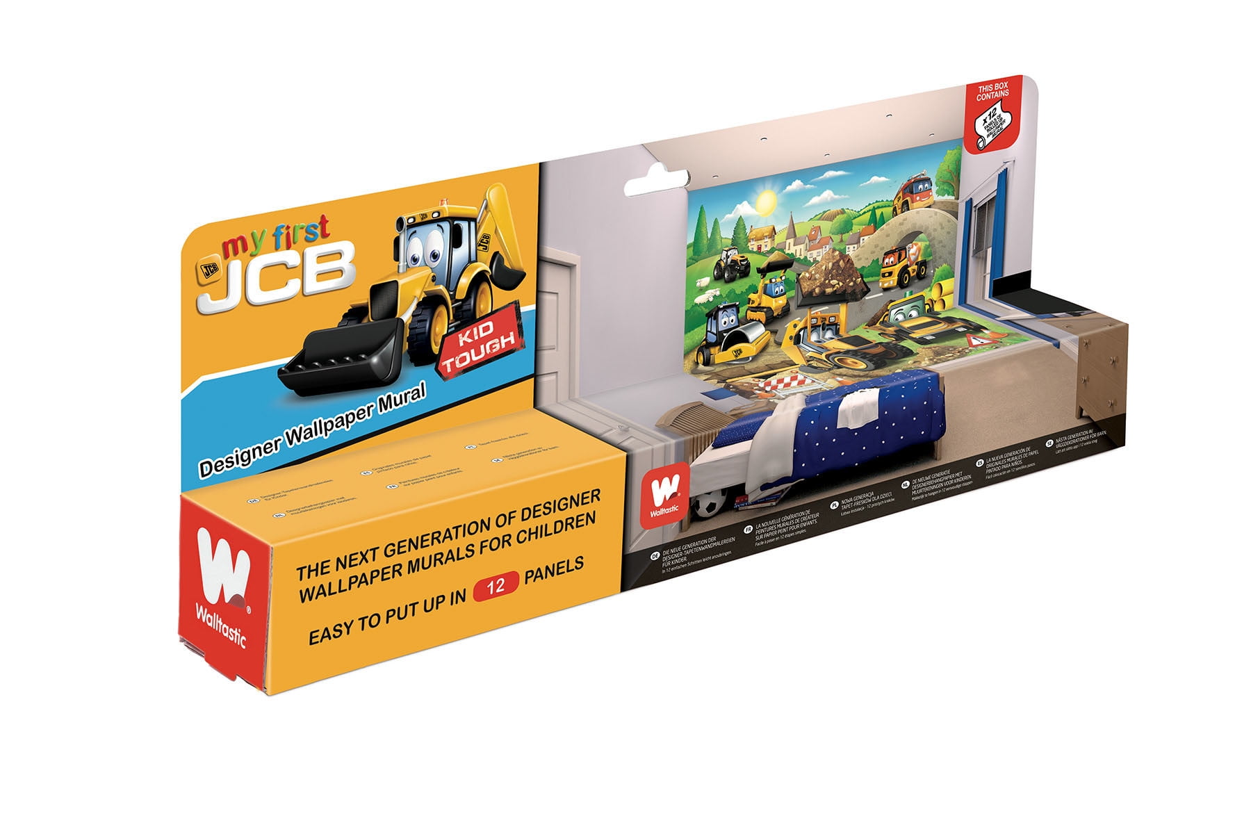 Walltastic My 1st Jcb Wall Mural Walmart Com