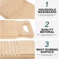 thumbnail image 2 of Washboard Wooden Thickened Design for Adults Bathroom Use 1Set, 2 of 8