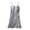 Grey, variant on Xijirk Women's Spaghetti Strap Nightgown with Built-In Shelf Bra Mid-Length Dress for Sleep & Lounging,L