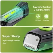 Vacuum Beard Trimmer for Men with , Trimmer for Mustache, Sideburns, Facial Hair