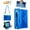 Blue, variant on Allytechgroup Handbag Case for iPad mini 7 (A17 Pro) 2024/ Mini 6 8.3", Stand PU Leather Multi-Card Slots Envelope Pocket Wallet Cover with Shoulder Strap for Women Men, Blue