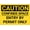 Warning Sign 4, variant on Caution Confined Space Entry By Permit Only Sign, 8"x12" Rust-Free Aluminum Metal Sign, UV Ink Printed Weatherproof Outdoor Sign for Home