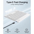 thumbnail image 4 of Funda con teclado OYOSUOGG para Samsung Galaxy Tab A11+ 11" inalámbrico, 4 of 8