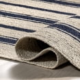 thumbnail image 5 of Rugs USA Calathea Striped Jute Area Rug, 5' x 8', Calathea Navy, 5 of 6