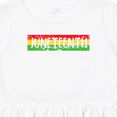 thumbnail image 4 of Inktastic Juneteenth Banner in Red Yellow and Green Girls Toddler Dress, 4 of 5