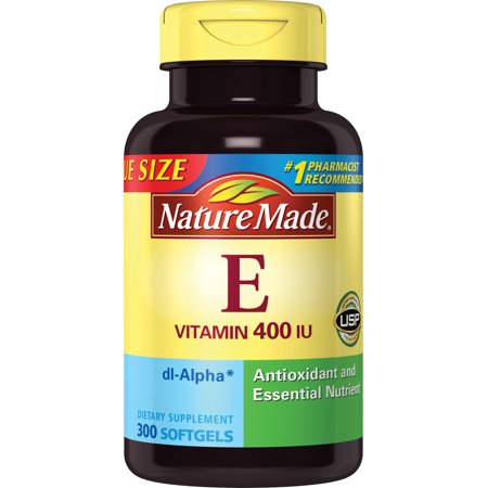 Nature Made Vitamin E Softgels, 180mg, 300 Ct (Best Food Sources Of Vitamin E)