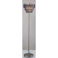thumbnail image 4 of SH Lighting Reiner 60.5" Tall Metal Crystal Inspired Floor Lamp in Smokey Gray, 4 of 5