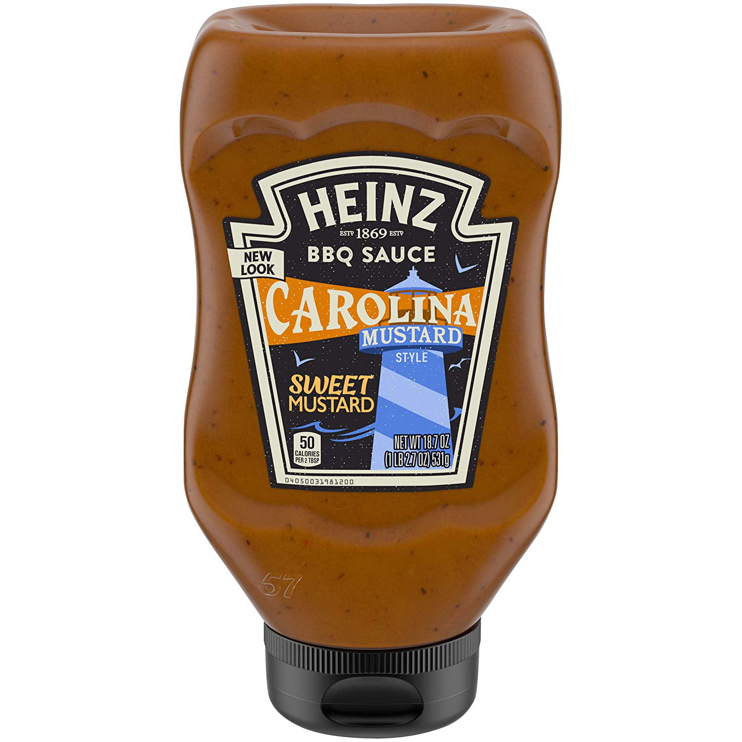 Heinz Carolina Mustard Style BBQ Sauce (18.7 oz Bottles, Pack of 6 ...