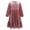 Dusty Pink, variant on IDOPIP Kids Girls Vintage Velvet Christmas Dress Long Sleeve Wedding Casual Gown Winter Fall Clothes