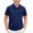 Navy, variant on NORO ARK Kids' College-Style Short-Sleeve Turn-Down Collar Shirt (2-15 Years) Breathable Stretch Uniform Top for School & Casual Wear 95% Polyester 5% Spandex Gray Size 2T
