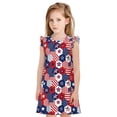 thumbnail image 1 of Balery American Stars2 Camisón de princesa para niñas, pijama de algodón con mangas abullonadas, suave y bonito.-Medium, 1 of 6