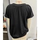 thumbnail image 2 of Blusa plisada con cuello en V, blusa plisada de manga corta, blusa plisada informal con cuello en V, blusa plisada de manga corta, calidad en la que puede confiar, 2 of 3