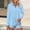 Light Blue, variant on Delayuji Womens Button Down Shirts Long Sleeve Tops Solid Color Casual Spring Trendy Tops