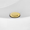 thumbnail image 2 of American Imaginations 17-in. W CUPC Square Bathroom Undermount Sink Set In White - Gold Hardware - Overflow Drain Incl. AI-31834, 2 of 9