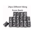 thumbnail image 4 of Guardurnaity Paquete de 24 cuentas de barba trenzado rastas tubo pasador de pelo estilo vikingo Quick Beader pinzas para el cabello regalos collar joyería Accesorio para el cabello plata antigua Guardurnaity AP008961-01B, 4 of 6