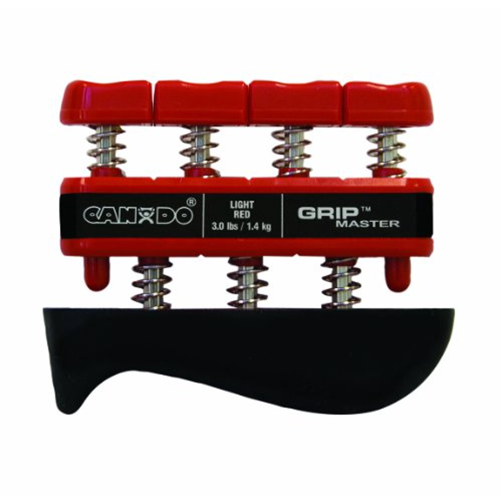 CanDo GripMaster hand exerciser Red, light Finger (3.0 lb