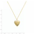 thumbnail image 3 of 1/20 Gold Filled 20mm Side Swirled Heart Locket Necklace Pendant Charm, 3 of 7