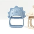 thumbnail image 5 of Muqee Peeko Teethers for Baby Pack of 2 Wearable Pacifier Teething Toy - Chick & Dino Blue & Beige, 5 of 15