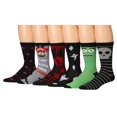 thumbnail image 2 of James Fiallo Mens 12-Pairs Funny Funky Crazy Novelty Colorful Patterned Dress Socks MP103-AB, 2 of 3