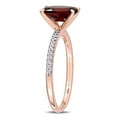 thumbnail image 3 of Everly Women's Garnet 14K Rose Gold Engagement Ring, 3 of 8