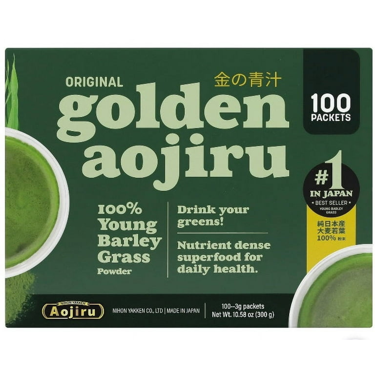 nihon-yakken The Golden Aojiru - Young Barley Green Grass Juice