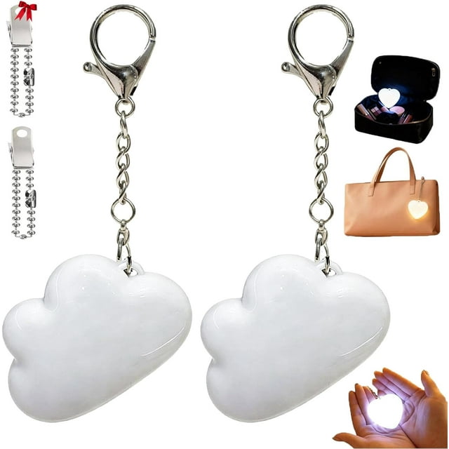 Love Wallet Tote Bag Touch Sensing Light, Purse Light Handbag Lights, LED Automatic Sensor, Rechargeable Mini Touch Handbag Lights for Inside Purse