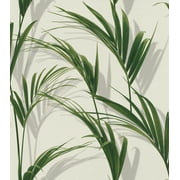 Rasch Cyperus Grey Reed Wallpaper, 20.5-in by 33-ft, 56.38 sq. ft