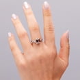 thumbnail image 4 of ANGARA Natural Emerald-Cut Solitaire 1.4 ct Morganite Infinity Twist Ring in 14K Yellow Gold for Women | Birthday, Anniversary, Jewelry Gift for Women | Natural Morganite Ring, 4 of 11