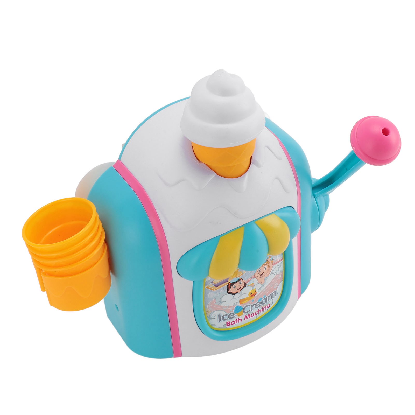 Bath Ice Cream Toy, Bubble Ice Cream Maker Plastic  For Girls For Toddlers