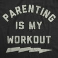 thumbnail image 2 of Womens Funny T Shirts Parenting Is My Workout Sarcastic Fitness Joke Graphic Novelty Tee for Ladies Womens Graphic Tees, 2 of 9