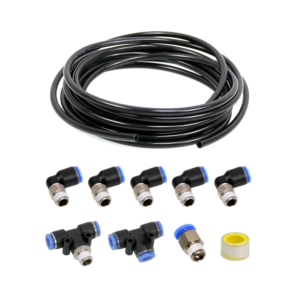 Bailey PUSH LOCK Black Vacuum Fitting Kit Turbo Wastegate & Solenoid