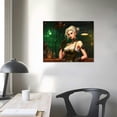 thumbnail image 3 of ONETECH Modern Canvas Painting Poster Print Steam Punk Style, a Blonde Girl with Mechanical for Home Decor, 3 of 4