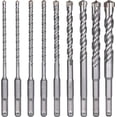 thumbnail image 1 of Concrete Drill Bits, 9 Pcs (5mm ~ 16mm) SDS-Plus Electric, 1 of 5