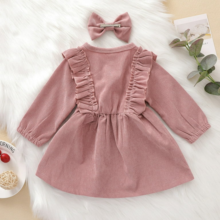 Infant ruffle outlet dress