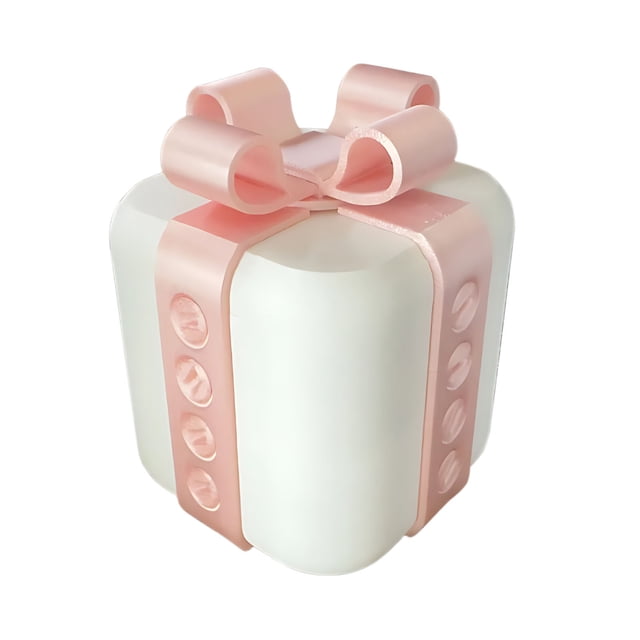 Printed Valentine's Day Rounded Surprise Gift Box Decoration