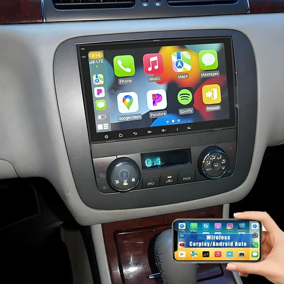 Gsuatey Android 15 Car Radio Stereo for Buick Lucerne 2006-2011, 8” Touch Screen with Wireless CarPlay Android Auto Head Unit GPS Navigation Bluetooth WiFi DSP SWC FM   Backup Camera