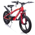 thumbnail image 2 of iRerts 24V Kids Dirt Bike, Kids Ride on Electric Dirt Bike for Boys Girls Ages 5-12, Kids Electric Motorcycle Balance Bike with 300W Motor, 16in Wheels, Adjustable Seat Height, Max 12.43MPH, Red, 2 of 10