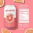 thumbnail image 4 of (6 pack) Spindrift Sparkling Water, Grapefruit Flavored, Made with Real Squeezed Fruit, 12 fl oz, 8 Count, No Sugar Added, 17 Calories per Can, 4 of 8