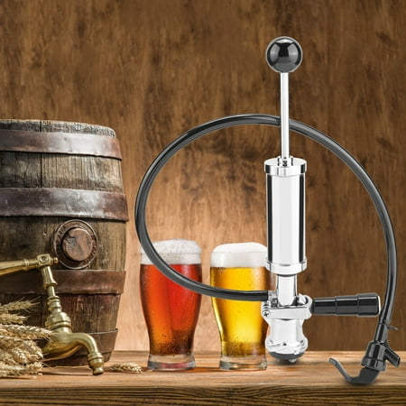 

Tebru 4 In Draft Beer Picnic Tap Party Pump Heavy Duty Beer Keg Tap Pump with Squeeze Trigger Draft Beer Tap Party Pump Beer Keg Tap Pump