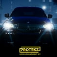 thumbnail image 3 of Protekz 6000K LED Headlight Kit for 2007-2008 Jaguar SUPER V8 H7 Low Beam Conversion 12000LM Led Light Bulbs Kits, 3 of 9