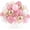 Dusty Pink, variant on Green and Gold Balloons 12 Inch Emerald Forest Hunter Dark Sage Green Gold Sand White Beige Nude Party Balloon Animal Print Balloons Zebra Balloon for Woodland Leaves Jungle Safari Party Decor