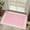 Pink, variant on Scalloped Runner Rug 2'x3' for Hallway & Bathroom - Non Slip, Machine Washable Soft Carpet - Kitchen, Bedroom, Nursery Floor Mat (Pink)