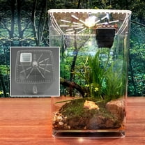 Small Acrylic Enclosure Terrarium Supplies LED Tarantula Scorpion Reptile Tank For Chameleons, Lizards, Insects, Snakes, Birds